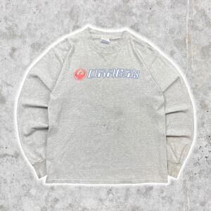 2000's Dragon Optical Digital Spellout Back Hit Graphic Long Sleeve Shirt